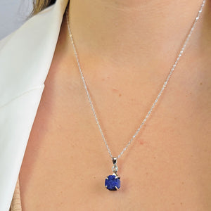 Raw Lapis Lazuli Pendant Necklace