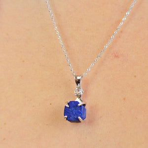 Raw Lapis Lazuli Pendant Necklace