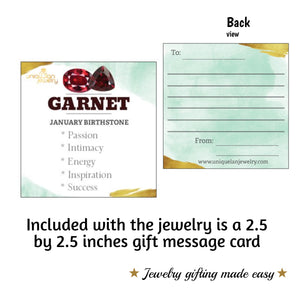 Garnet and Pearl Strand Necklace