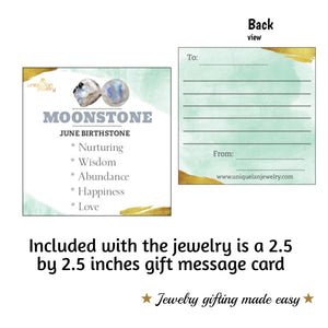 Real Pearl and Moonstone Necklace