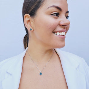 Raw Diamond Cluster Stud Earrings - Uniquelan Jewelry