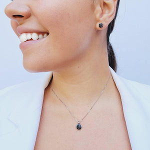 Natural Raw Diamond Clusters Necklace - Uniquelan Jewelry