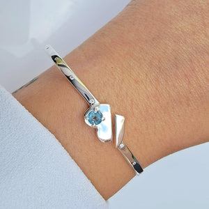 Topaz Heart Adjustable Ring - Uniquelan Jewelry