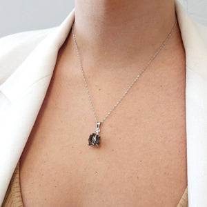 Raw Smoky Quartz Necklace - Uniquelan Jewelry