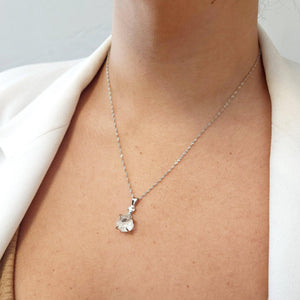 Raw Clear Quartz Crystal Necklace - Uniquelan Jewelry