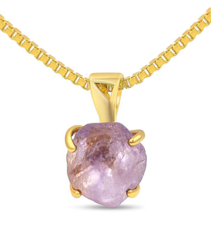 Authentic Raw Ametrine Necklace - Uniquelan Jewelry