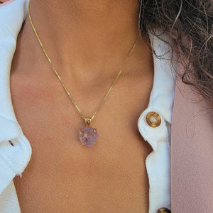 Authentic Raw Ametrine Necklace - Uniquelan Jewelry