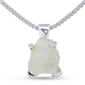 Authentic Raw Moonstone Necklace - Uniquelan Jewelry