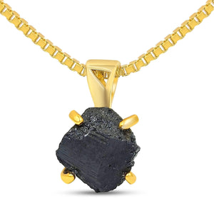 Authentic Raw Tourmaline Necklace - Uniquelan Jewelry