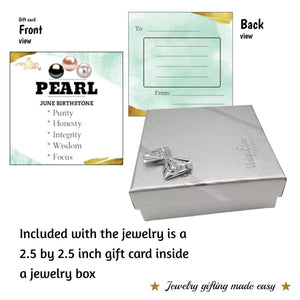 Genuine Pearl Sapphire Jewelry Set - Uniquelan Jewelry
