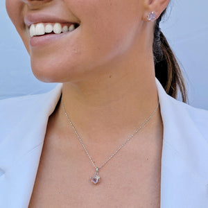 Genuine Raw Ametrine Jewelry Set - Uniquelan Jewelry