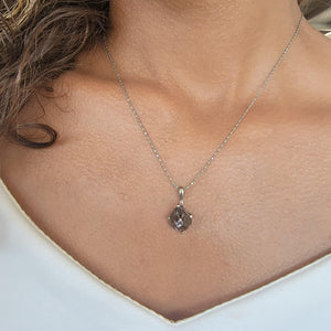 Genuine Raw Smoky Quartz Necklace - Uniquelan Jewelry