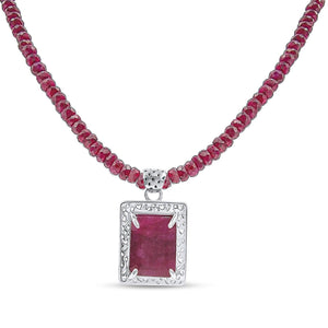 Genuine Ruby Classy Necklace - Uniquelan Jewelry