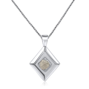 Natural Diamond Pendant Necklace - Uniquelan Jewelry