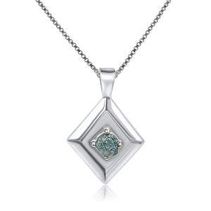 Natural Diamond Pendant Necklace - Uniquelan Jewelry