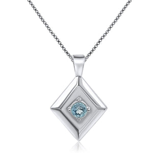 Natural Topaz Pendant Necklace - Uniquelan Jewelry