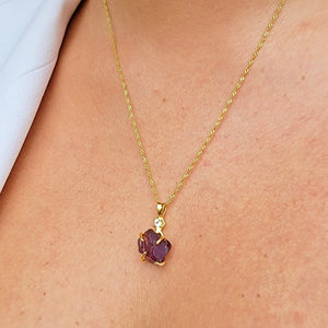 Raw Alexandrite Necklace - Uniquelan Jewelry
