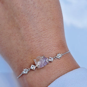 Raw Ametrine Chain Bracelet - Uniquelan Jewelry
