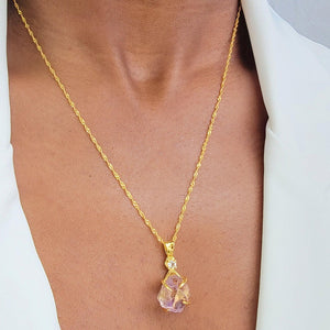 Raw Ametrine Necklace Set - Uniquelan Jewelry