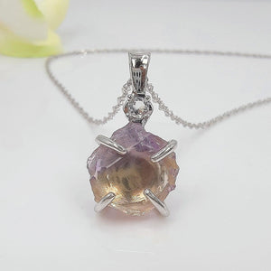 Raw Ametrine Necklace Set - Uniquelan Jewelry
