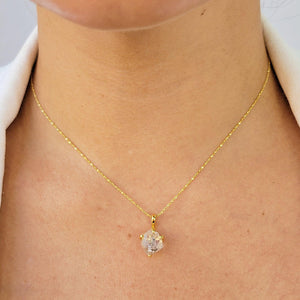 Raw Herkimer Diamond Necklace Set - Uniquelan Jewelry