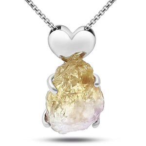 Raw Large Ametrine Necklace - Uniquelan Jewelry