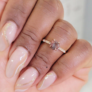 Raw Ruby Dainty Ring - Uniquelan Jewelry