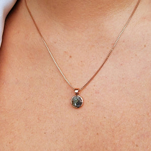 Real Alexandrite Bezel Necklace - Uniquelan Jewelry