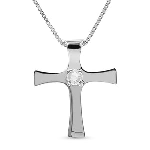 Real Moonstone Cross Necklace - Uniquelan Jewelry