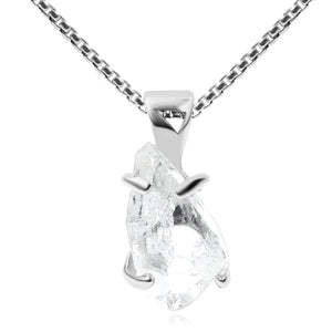 Real Raw Herkimer Diamond Pendant - Uniquelan Jewelry