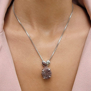 Real Raw Large Ruby Necklace - Uniquelan Jewelry