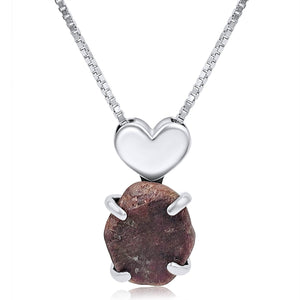 Real Raw Large Ruby Necklace - Uniquelan Jewelry