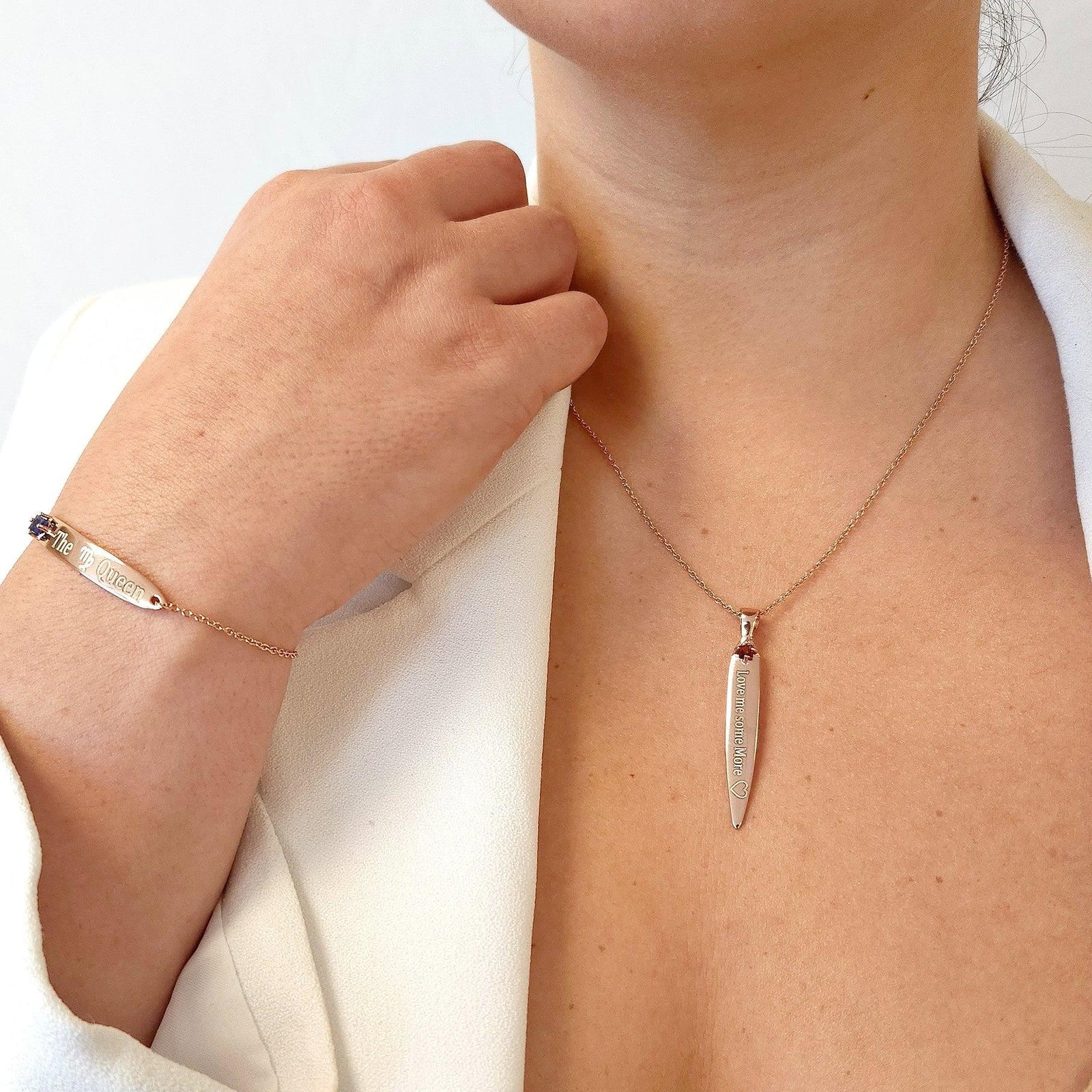 Custom Engraved Personalized Necklace