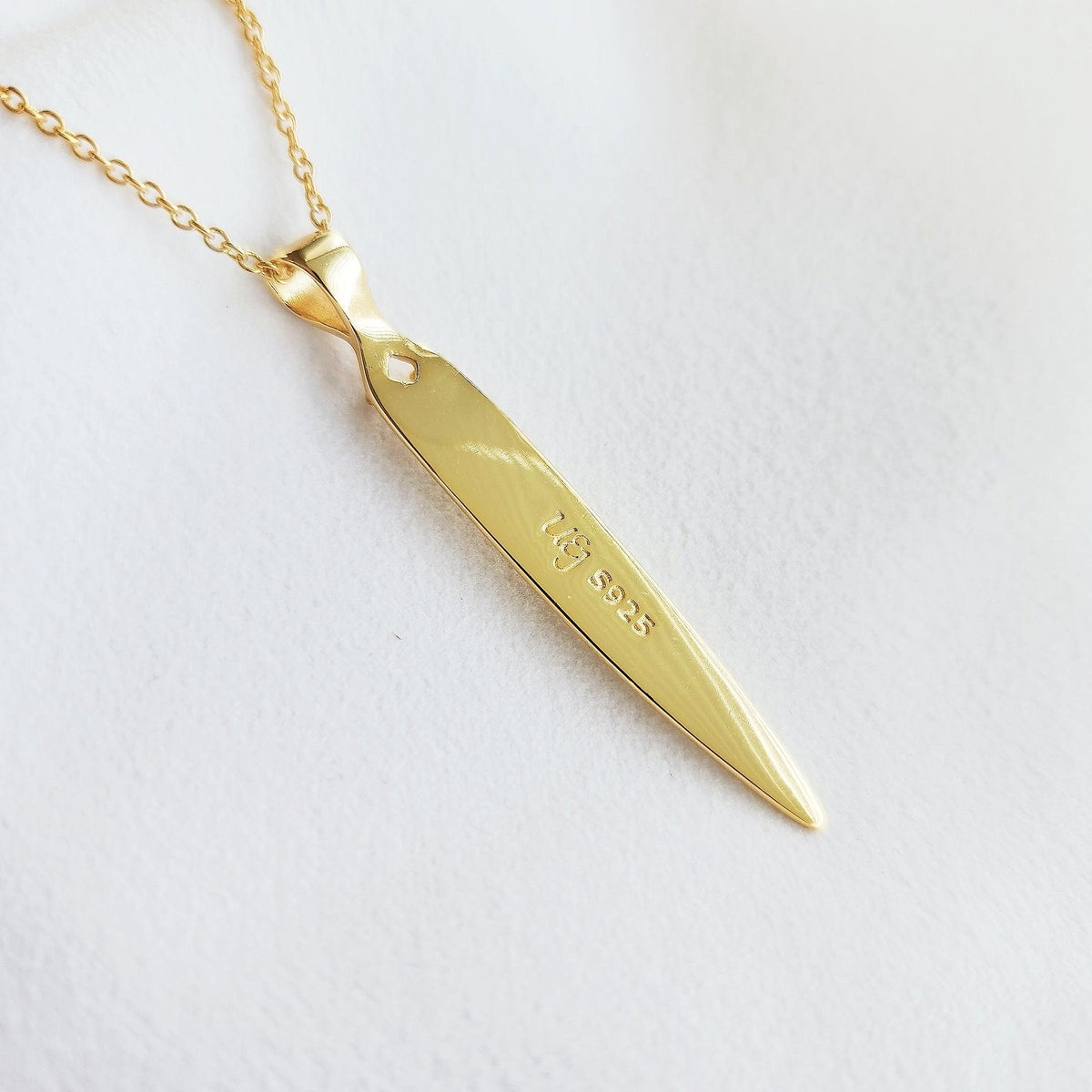 Custom Engraved Personalized Amethyst Necklace - Uniquelan Jewelry