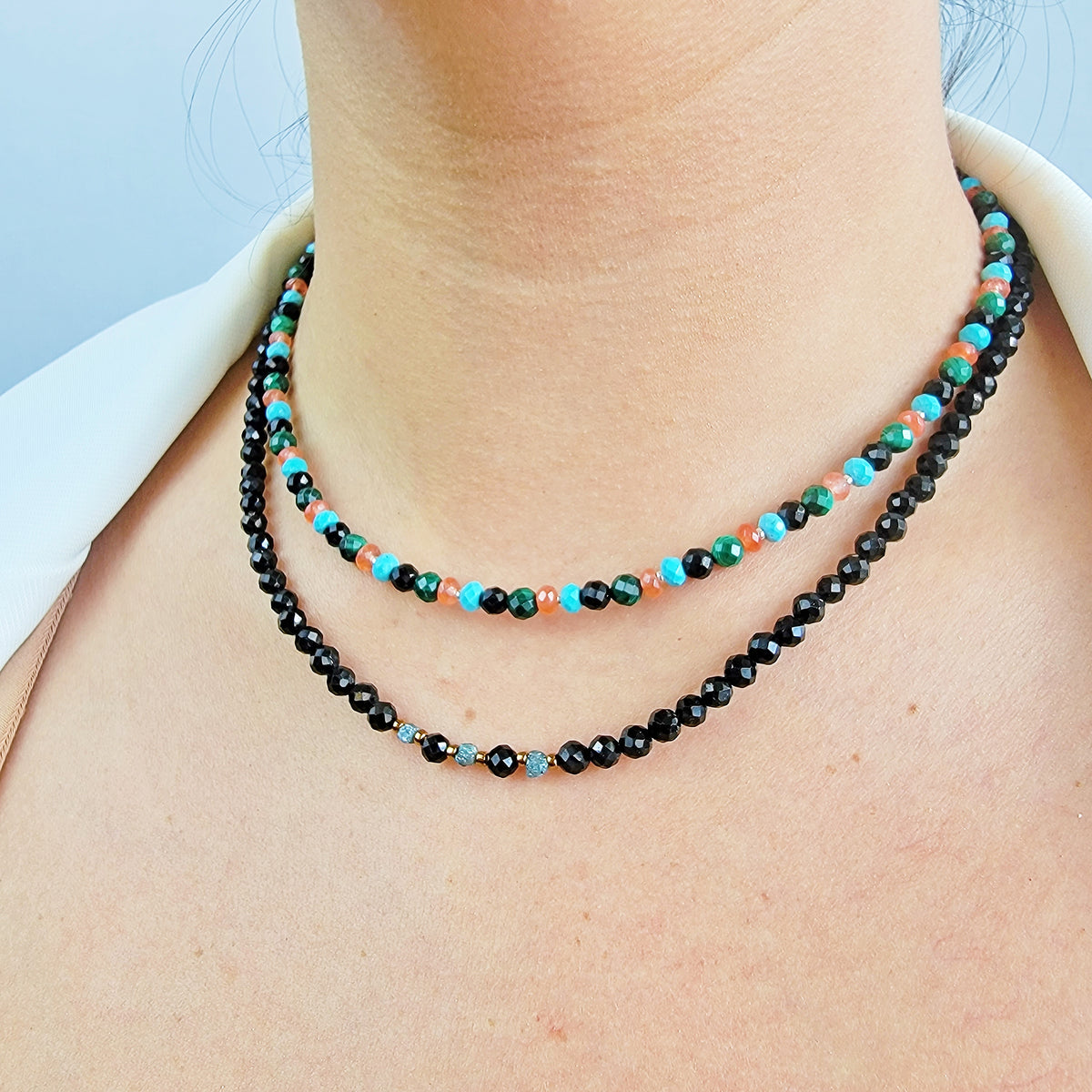 Tourmaline Protection Strand Necklace