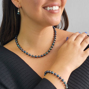 Black Pearl Jewelry Set