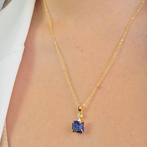 Raw Lapis Lazuli Pendant Necklace