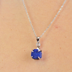 Raw Lapis Lazuli Pendant Necklace