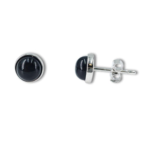 Real Onyx Stud Earrings