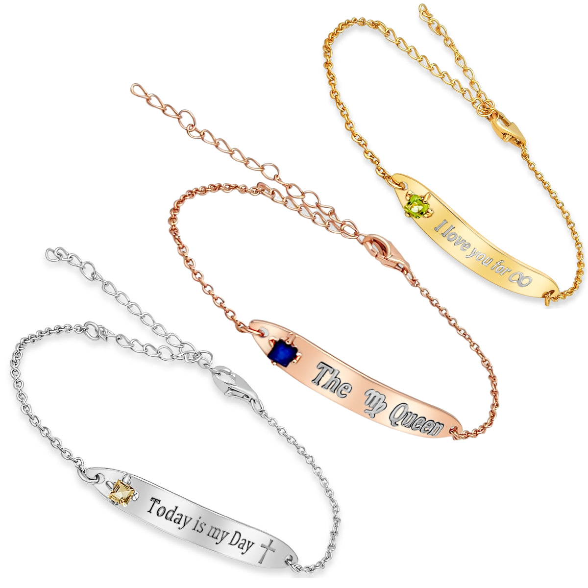 Custom Engraved Personalized Bracelet