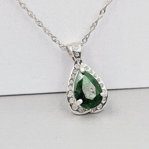 Genuine Emerald Necklace - Uniquelan Jewelry