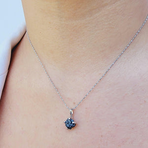 Raw Diamond Pendant Necklace - Uniquelan Jewelry