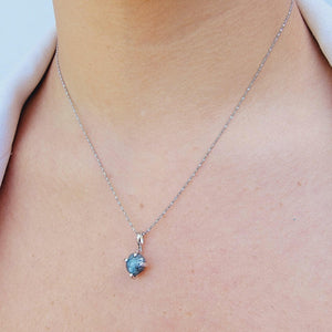 Raw Diamond Pendant Necklace - Uniquelan Jewelry