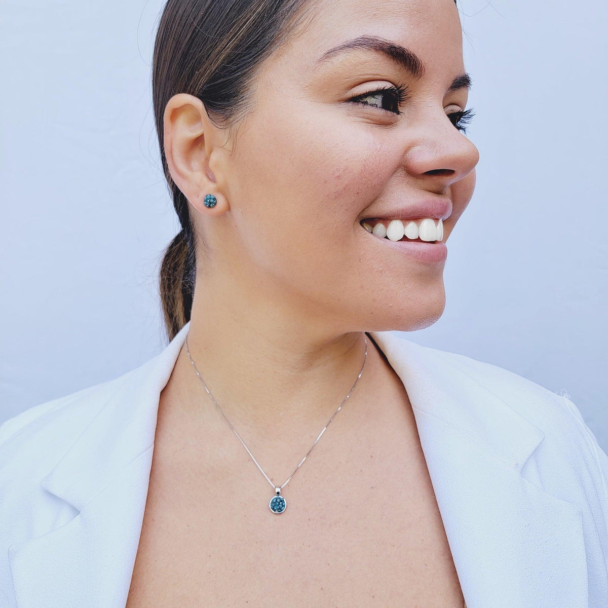 Natural Raw Diamond Clusters Necklace - Uniquelan Jewelry