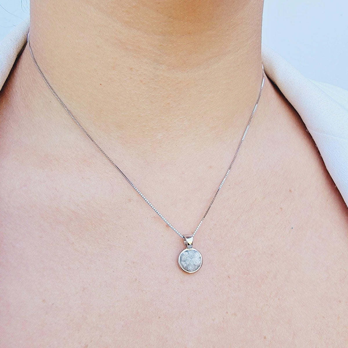 Natural Raw Diamond Clusters Necklace - Uniquelan Jewelry