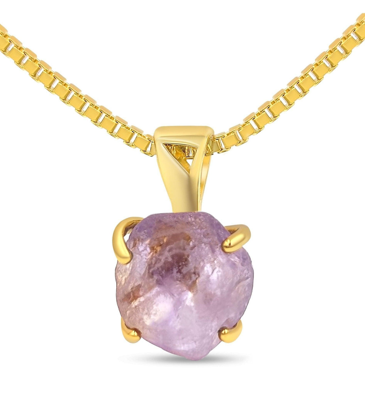 Authentic Raw Ametrine Necklace - Uniquelan Jewelry