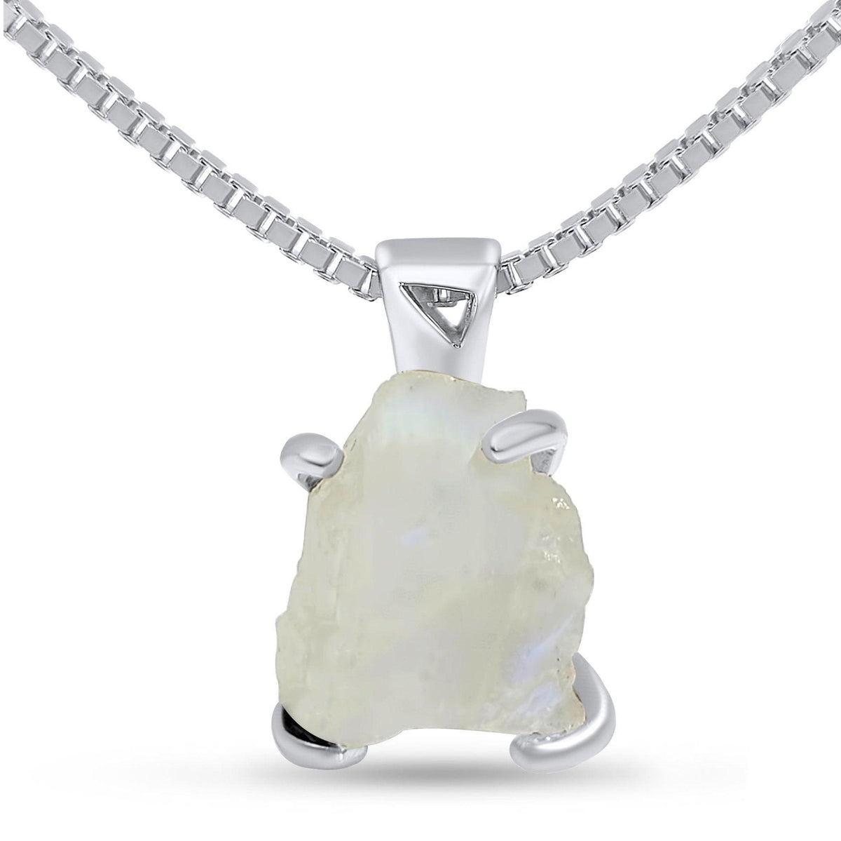 Authentic Raw Moonstone Necklace - Uniquelan Jewelry
