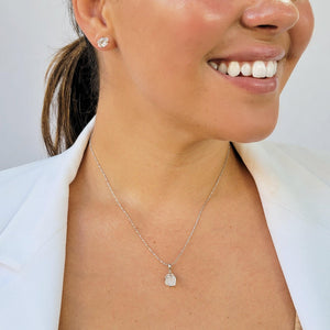 Genuine Raw Herkimer Diamond Necklace - Uniquelan Jewelry