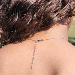 Natural Aquamarine Heart Necklace - Uniquelan Jewelry
