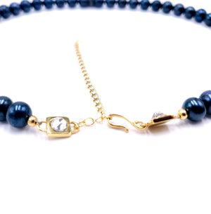 Natural citrine pearl strand necklace - Uniquelan Jewelry